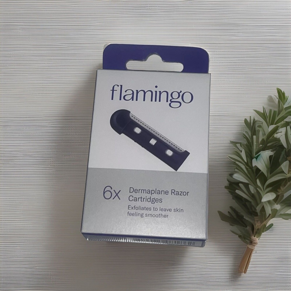 Flamingo Dermaplane Razor Cartridges 6x Japanese Stainless Steel‎ Blades
